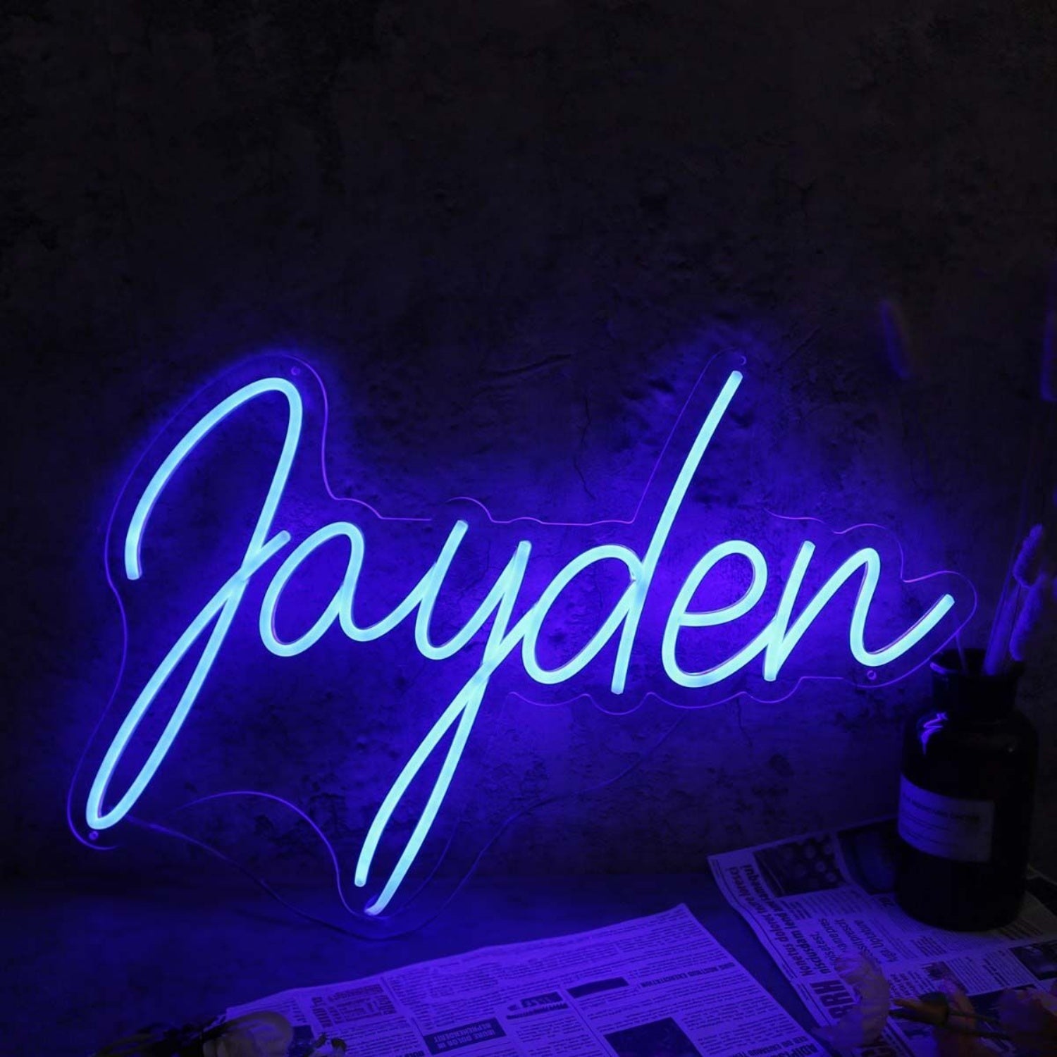 Jayden Blue Led Neon Sign - Shineneon