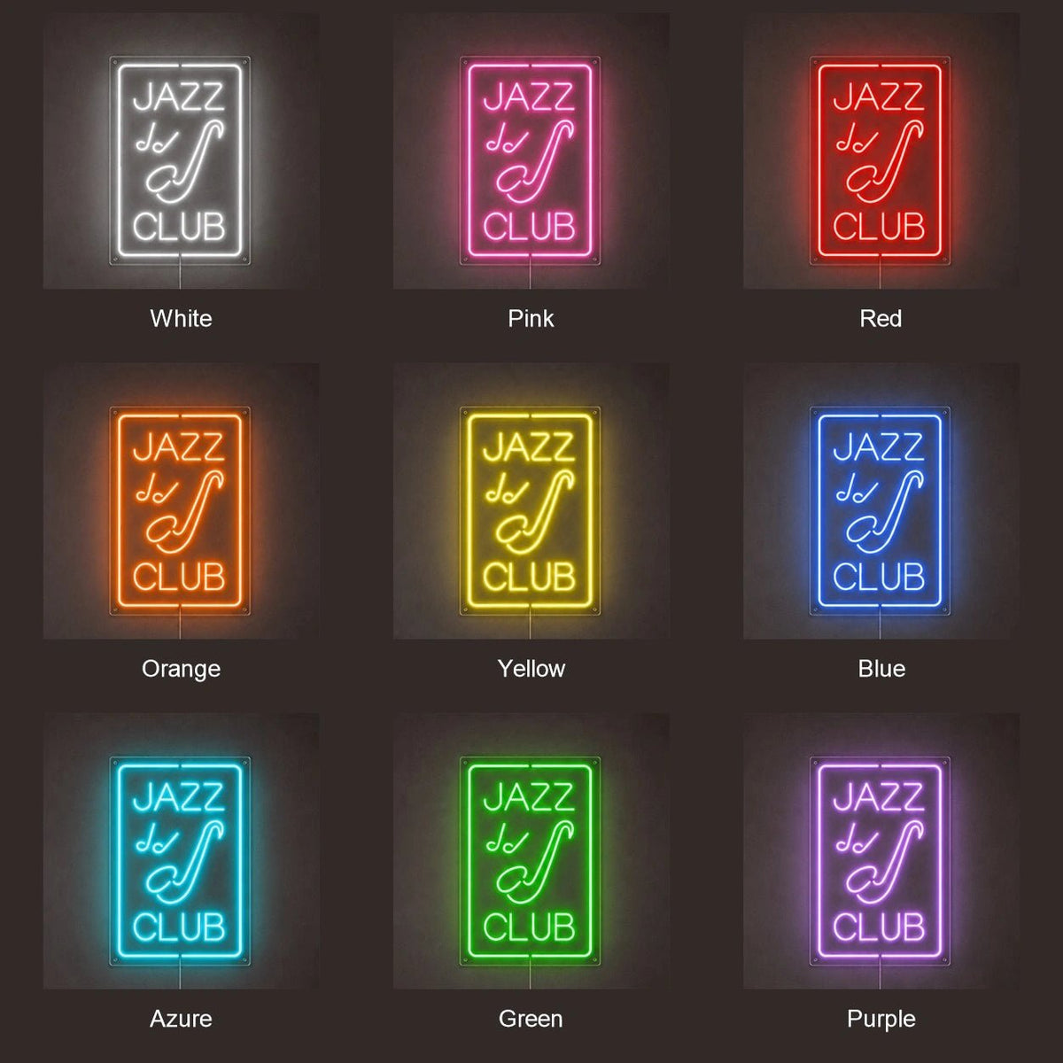 Jazz Club Saxophone LED Neon Sign - Shineneon