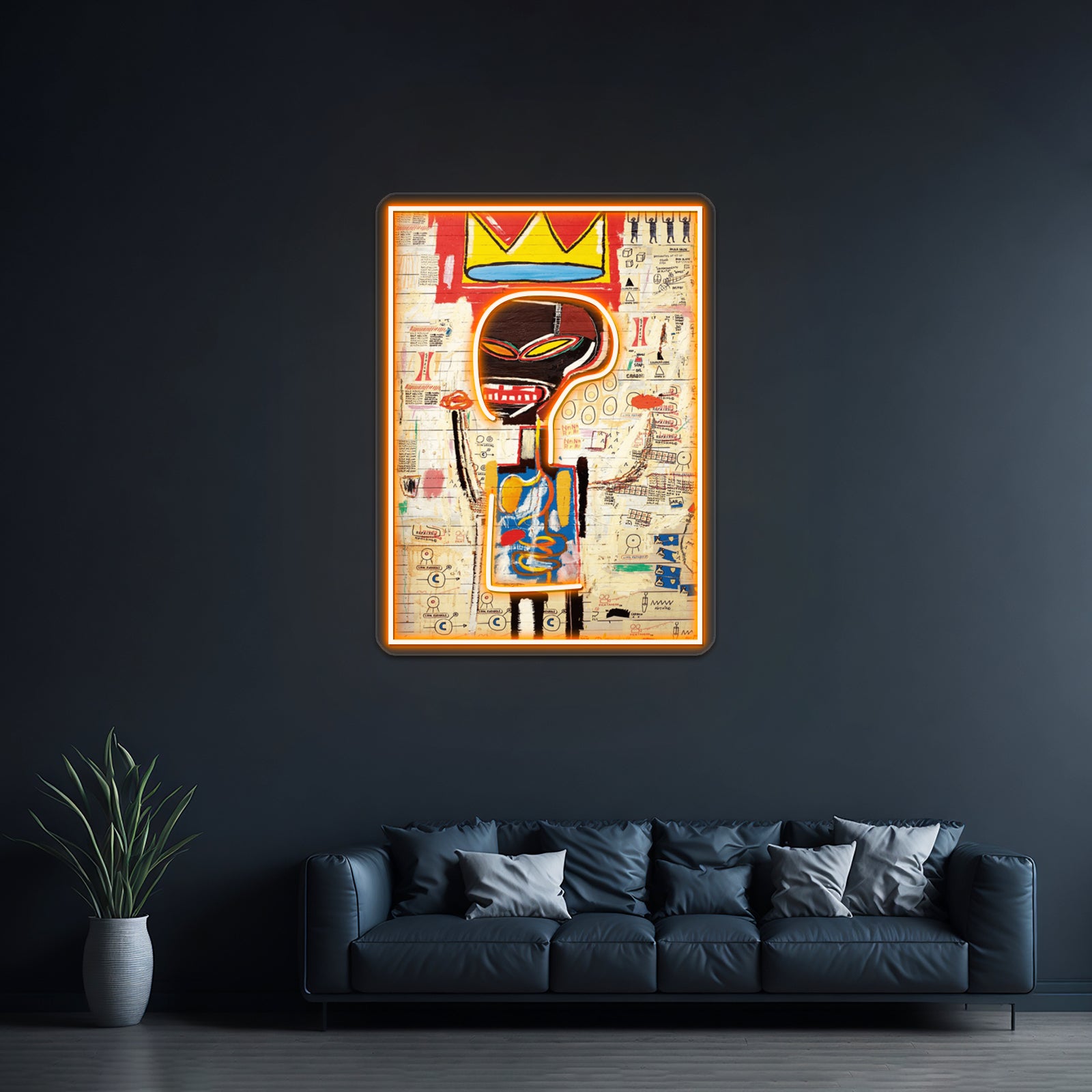 Jean Michel Pop Art Wall Artwork Neon Signs | Shineneon