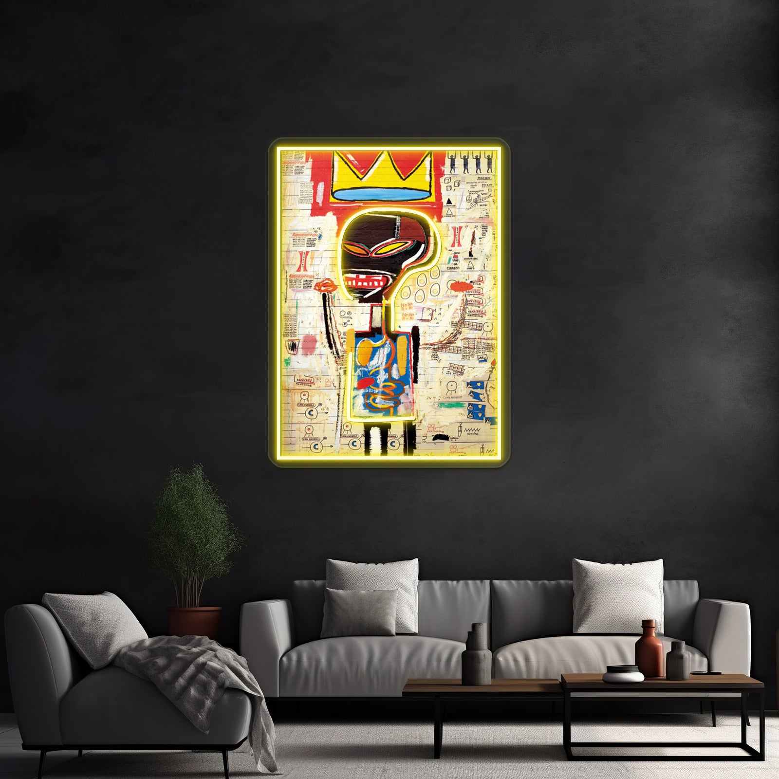 Jean Michel Pop Art Wall Artwork Neon Signs | Shineneon