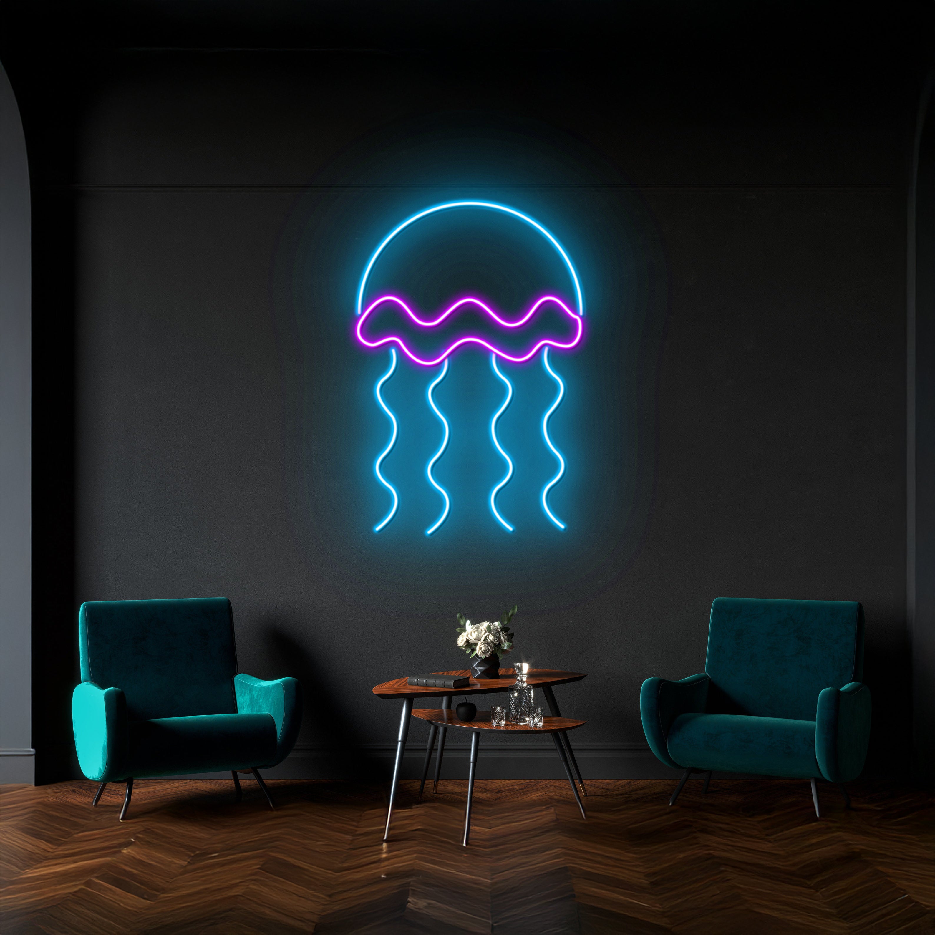 Jellyfish Led Neon Sign Jellyfish Wall Decor | Shineneon