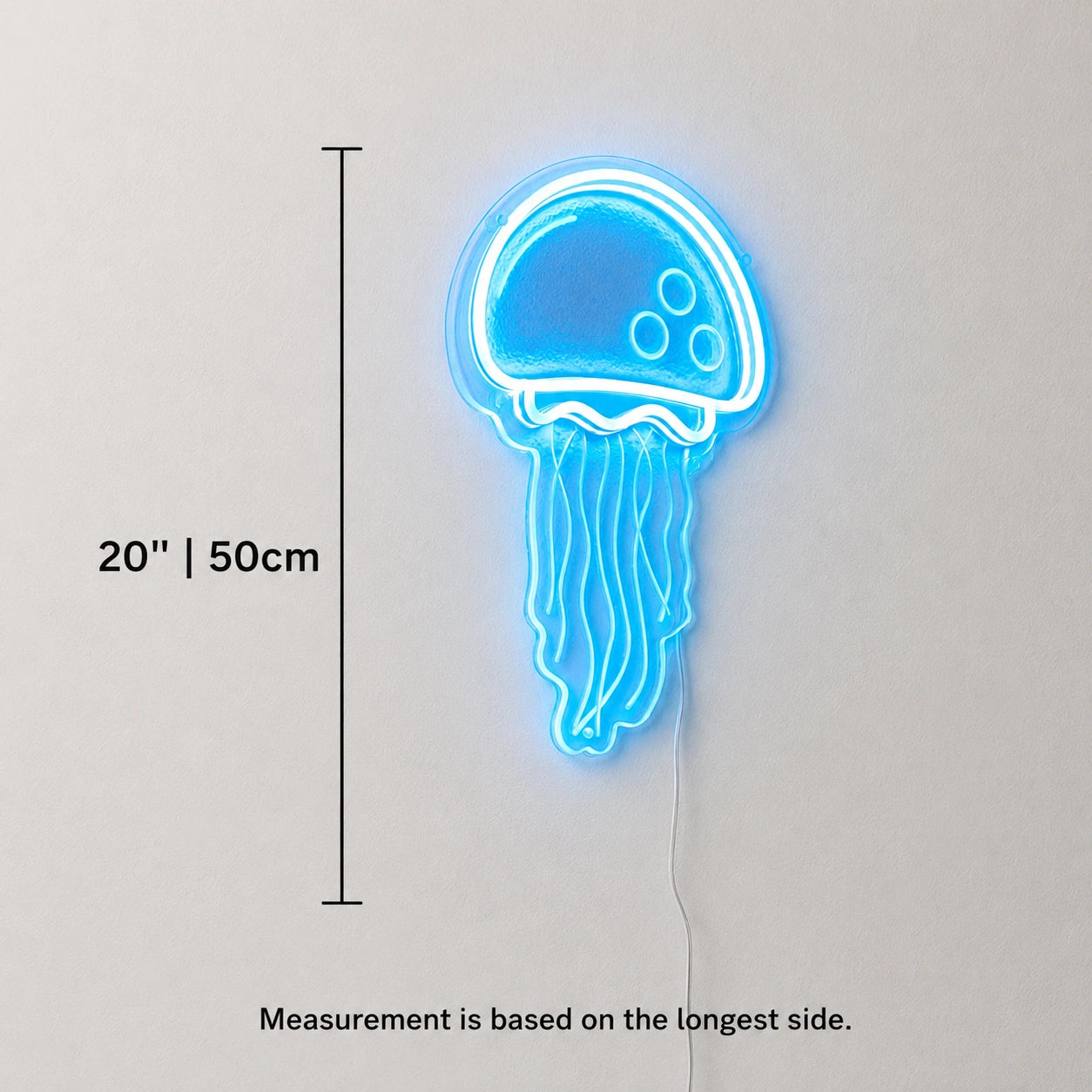 Jellyfish Line Neon Sign LED Neon Sign size image