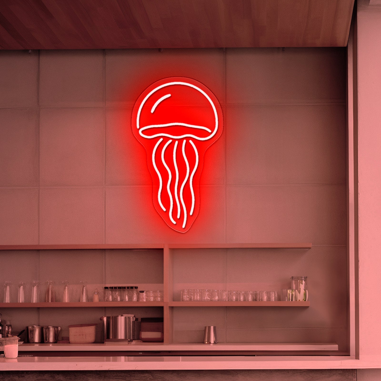 Jellyfish Neon Sign Ocean Neon Sign For Sale - Shineneon