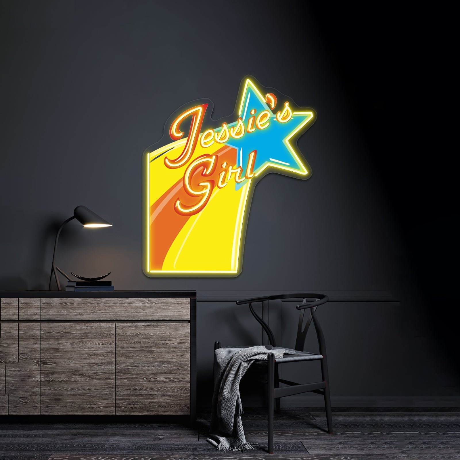 Jessies Girl Artwork Neon Signs For Sale - Shineneon