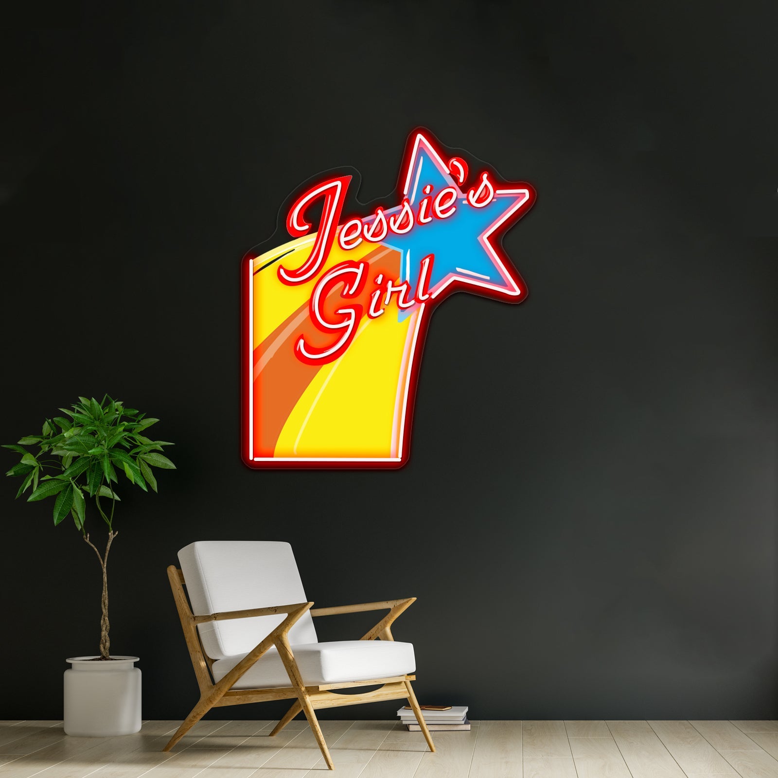 Jessies Girl Artwork Neon Signs For Sale - Shineneon