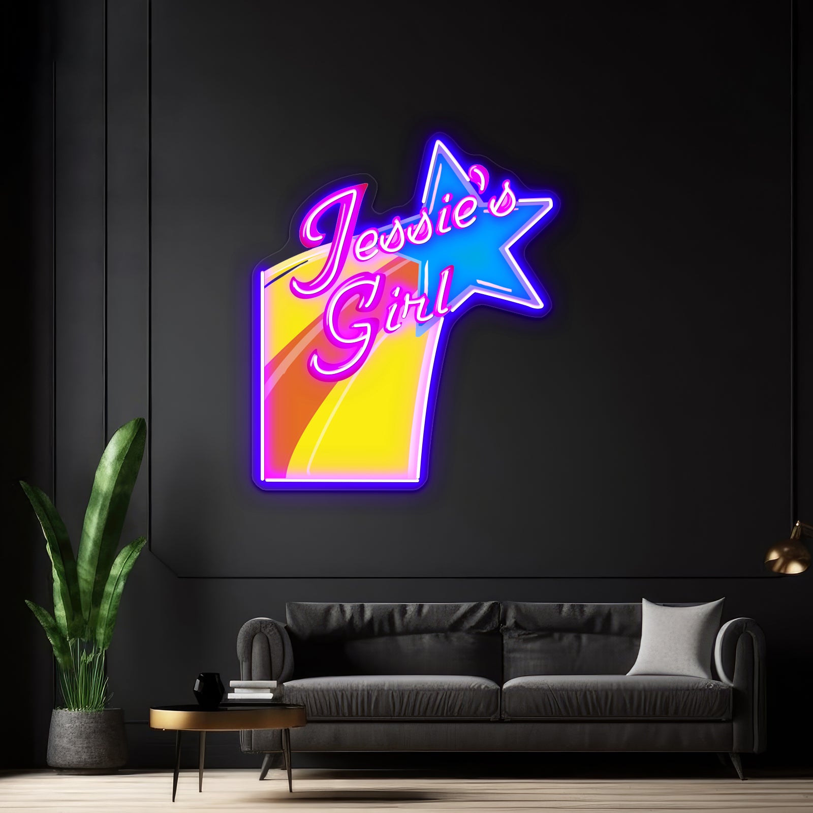 Jessies Girl Artwork Neon Signs For Sale