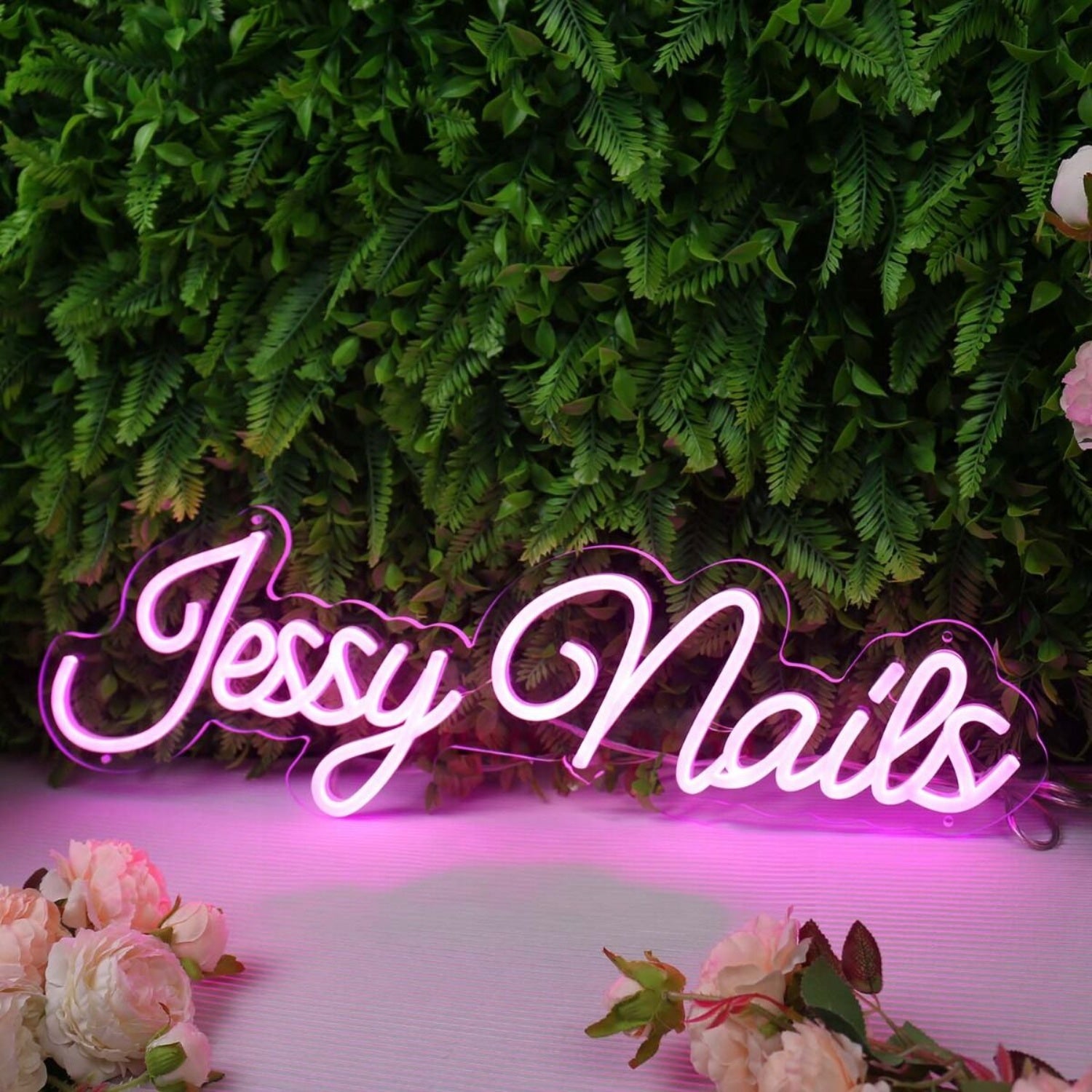 Jessy Nails Pink Led Neon Sign | Shineneon