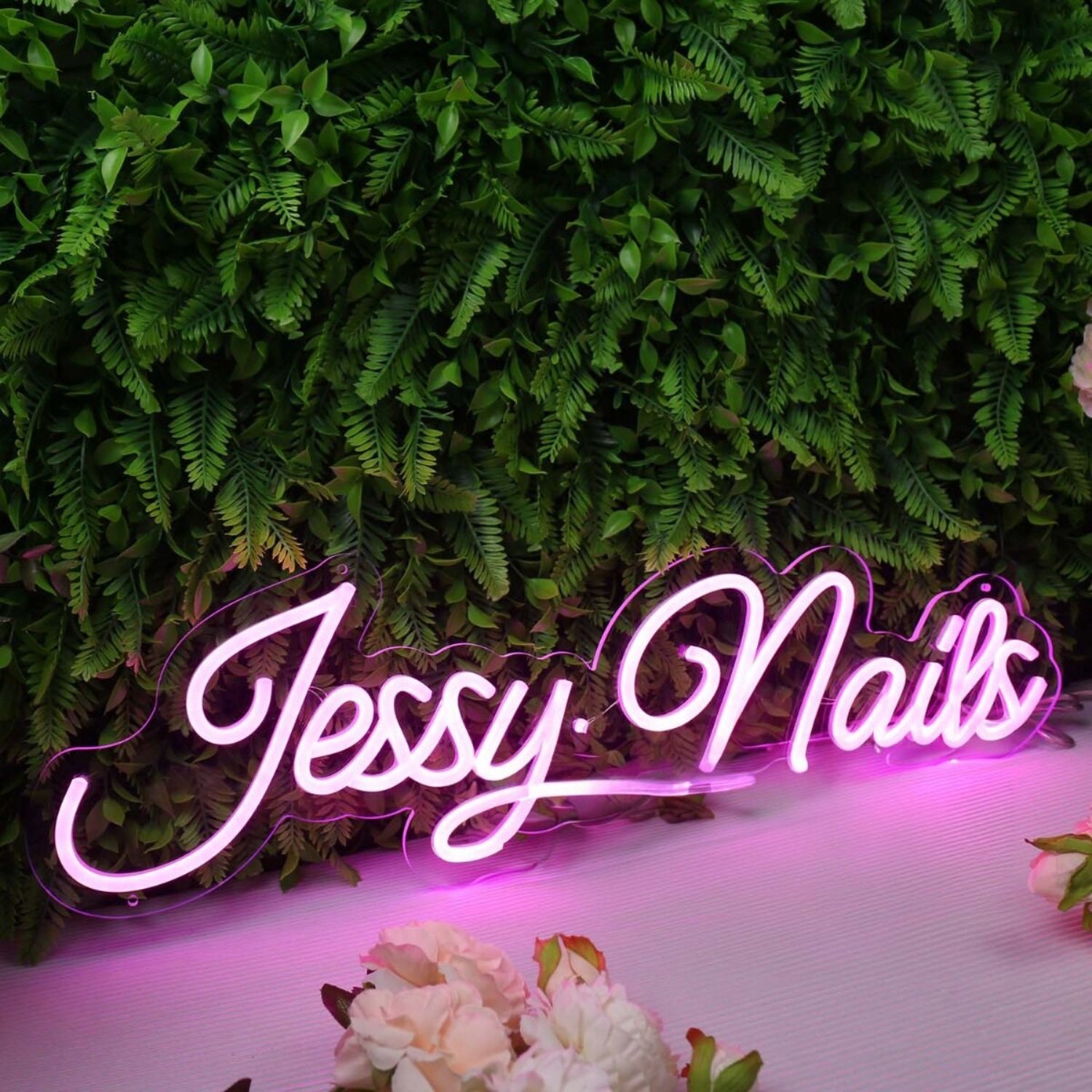 Jessy Nails Pink Led Neon Sign | Shineneon