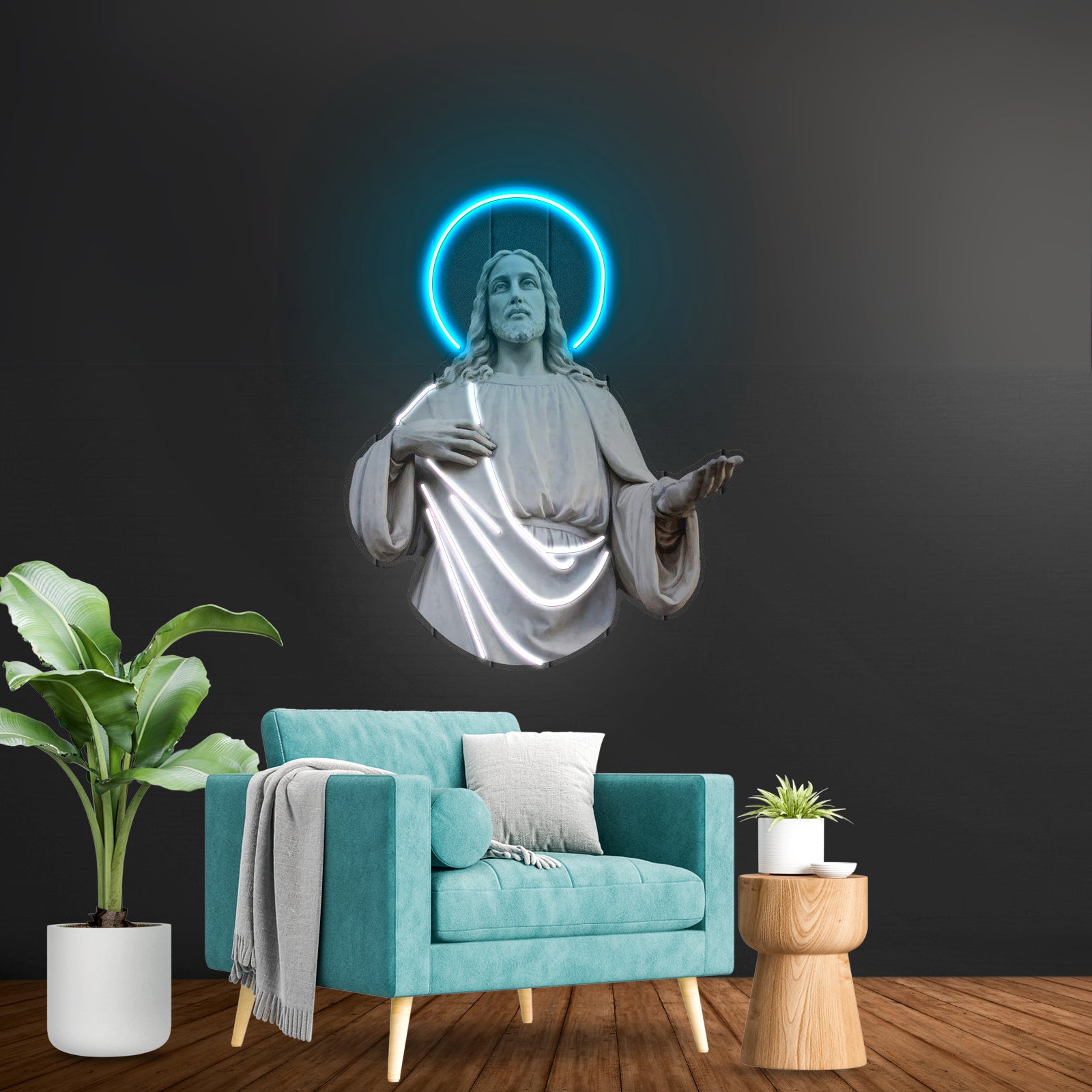 Jiu Jitsu Shaka Hand Pop Artwork Neon Signs For Sale