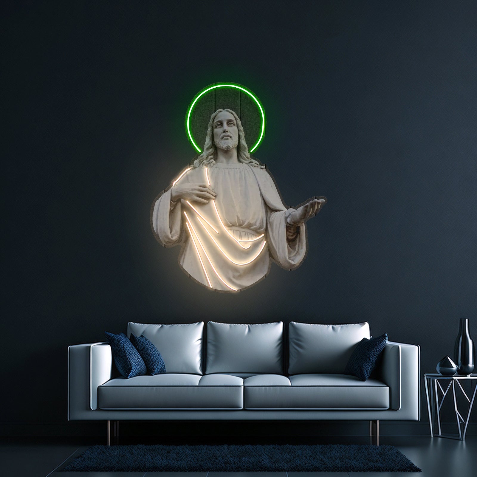 Jiu Jitsu Shaka Hand Pop Artwork Neon Signs For Sale