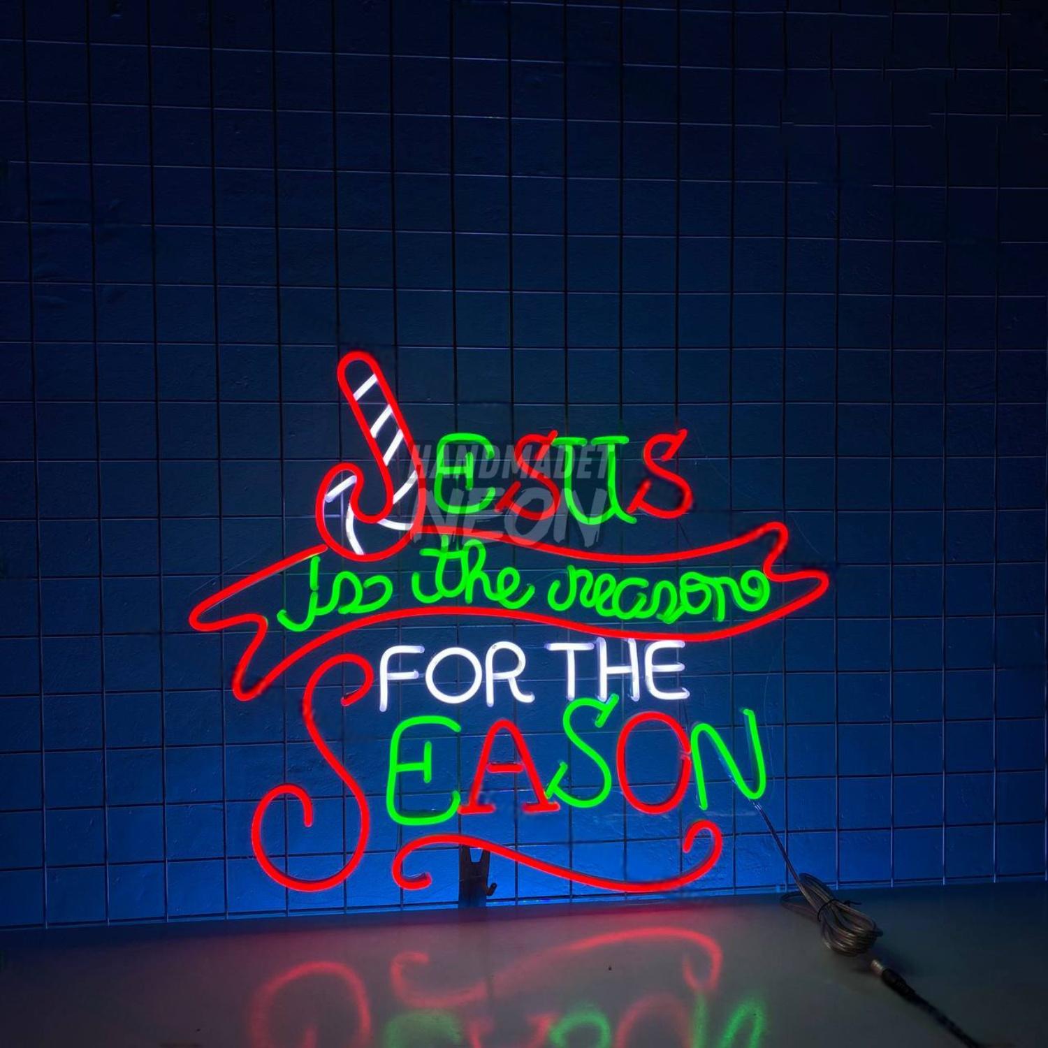 Jesus Is The Reason For The Season Led Neon Sign | Shineneon