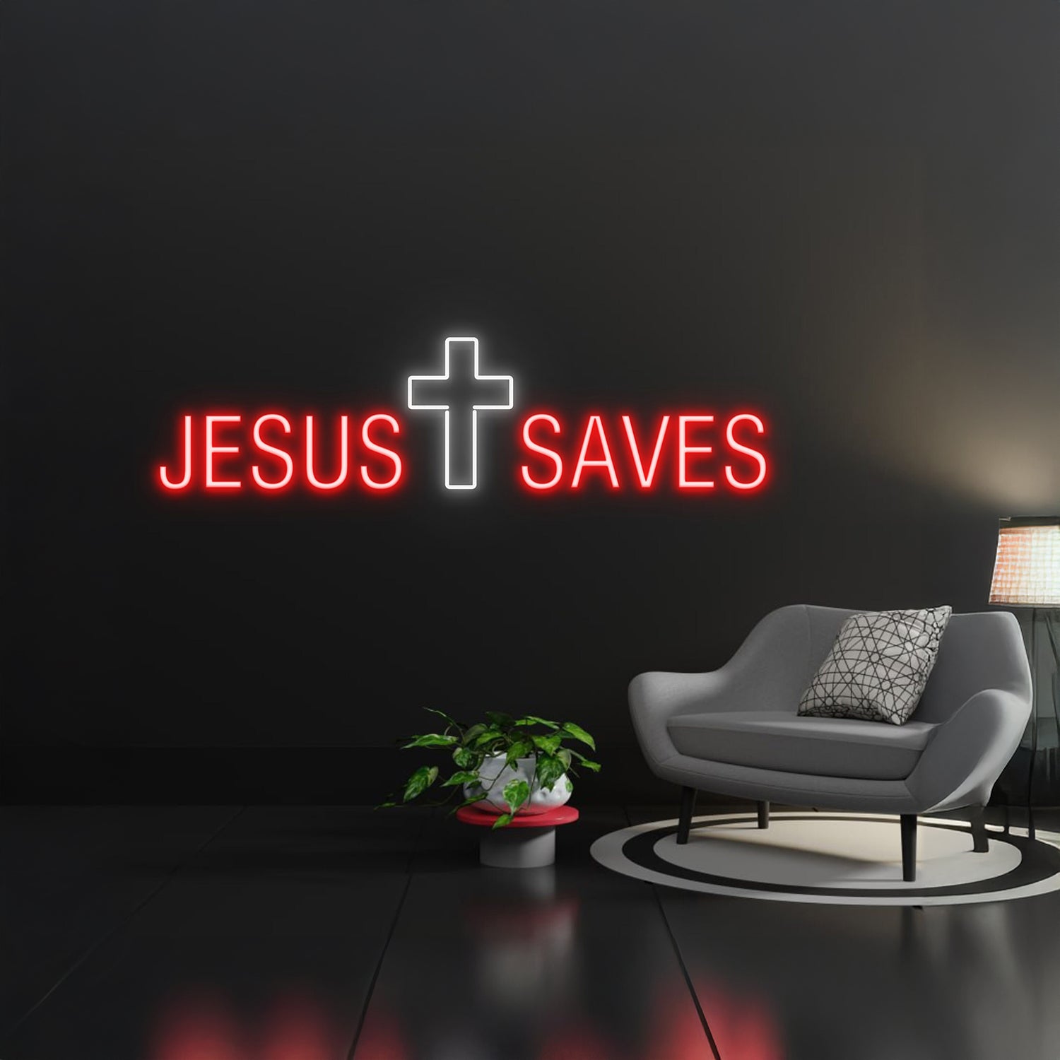 Jesus Saves Cross Led Neon Signs | Shineneon
