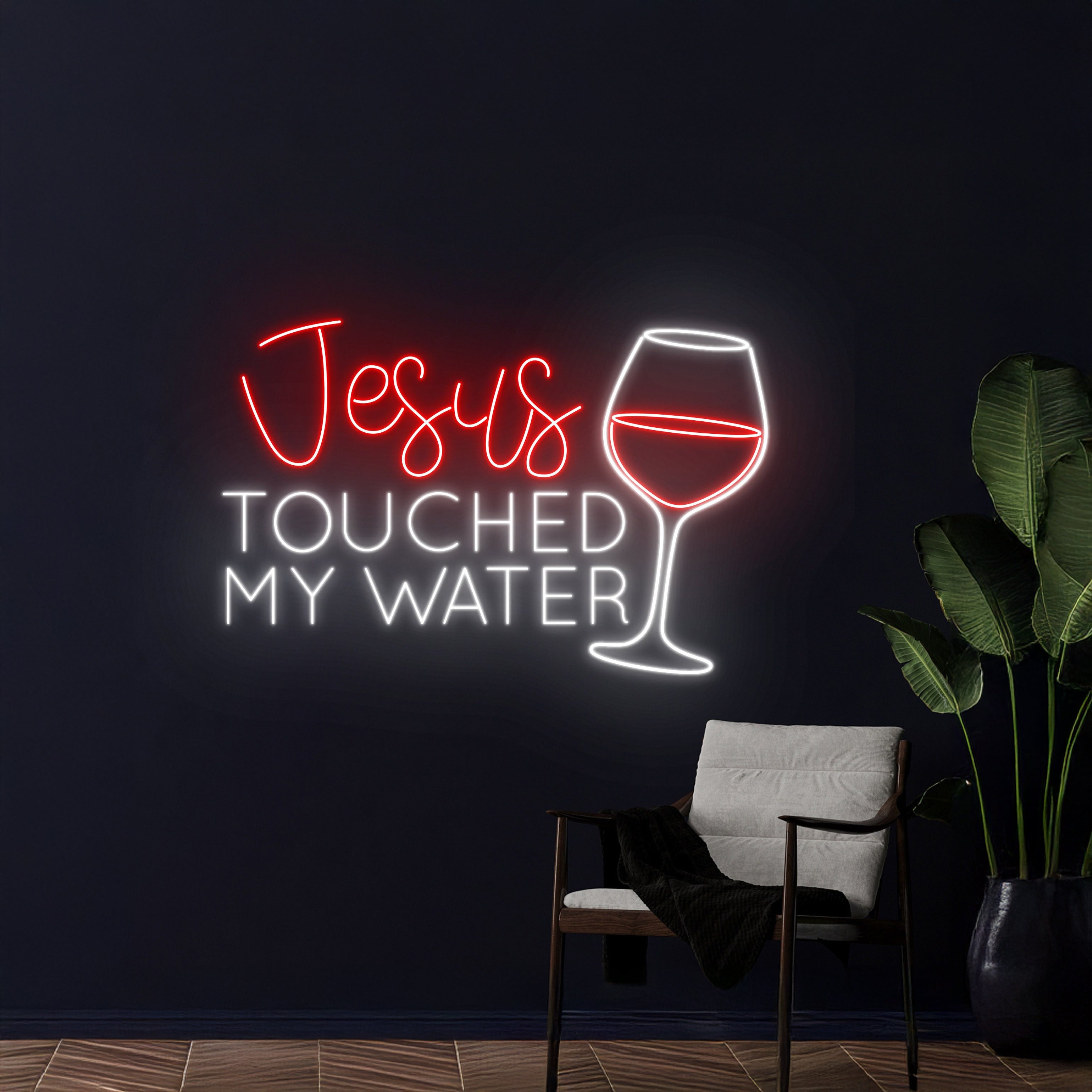 Jesus Touched My Water Neon Sign | Shineneon
