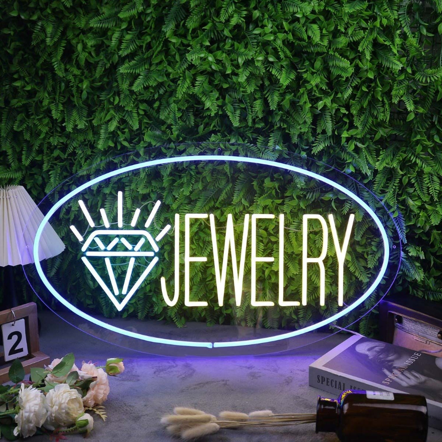 Jewelry With Shining Diamond Custom Led Neon Sign - Shineneon