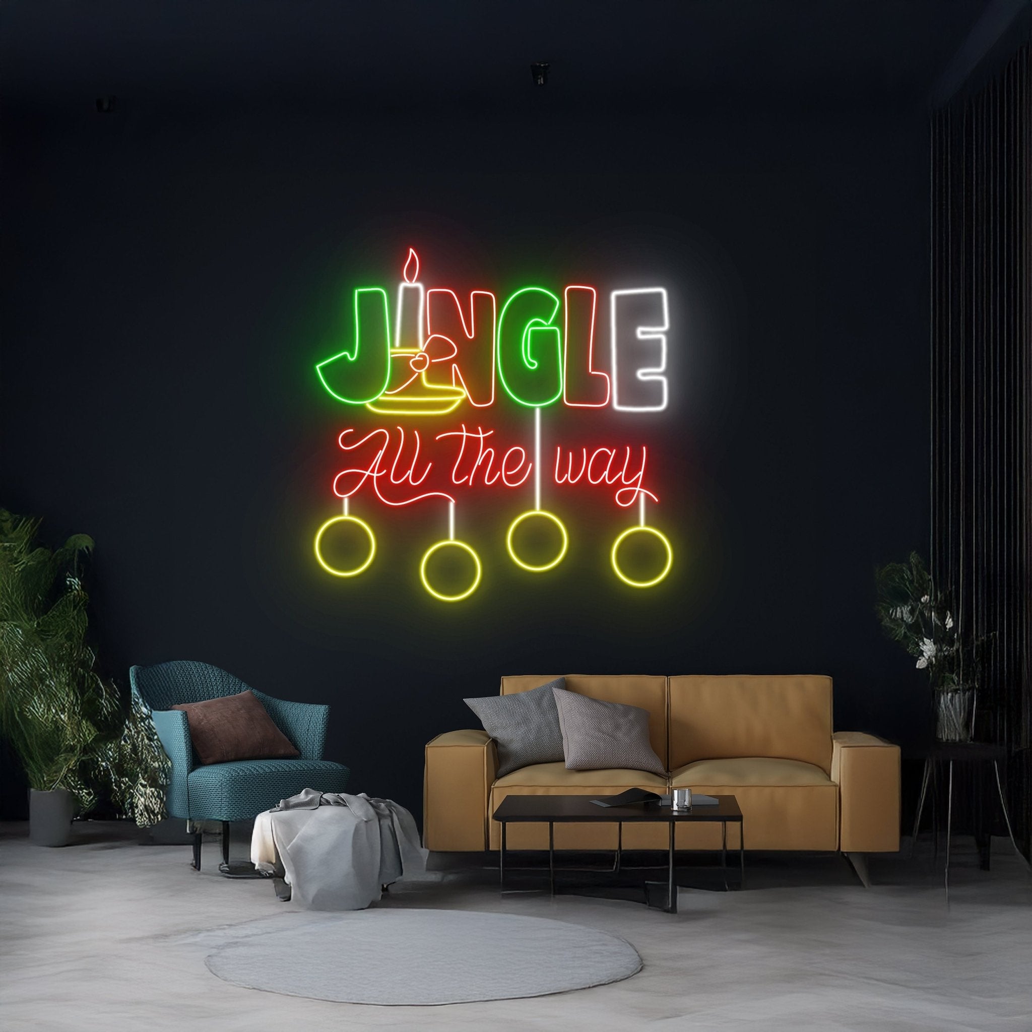 Jingle All The Way Neon Sign - Shineneon