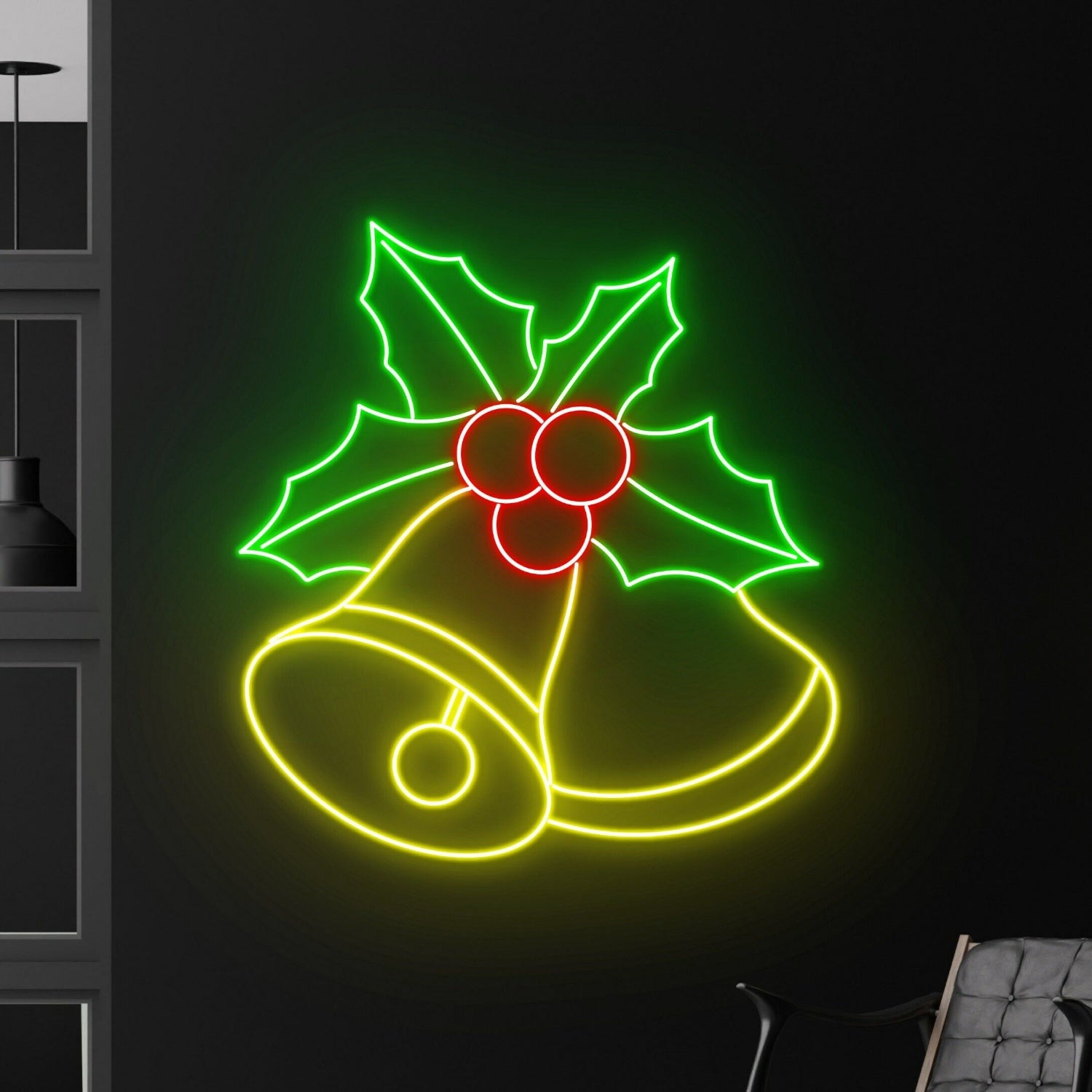 Jingle Bells Christmas Led Neon Sign | Shineneon