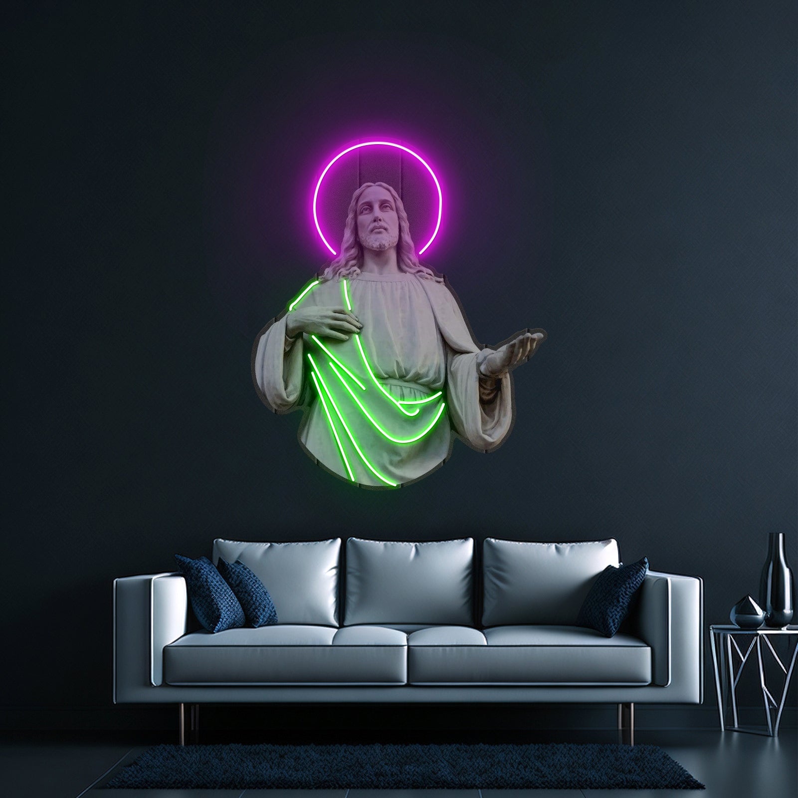 Jiu Jitsu Shaka Hand Pop Artwork Neon Signs For Sale - Shineneon