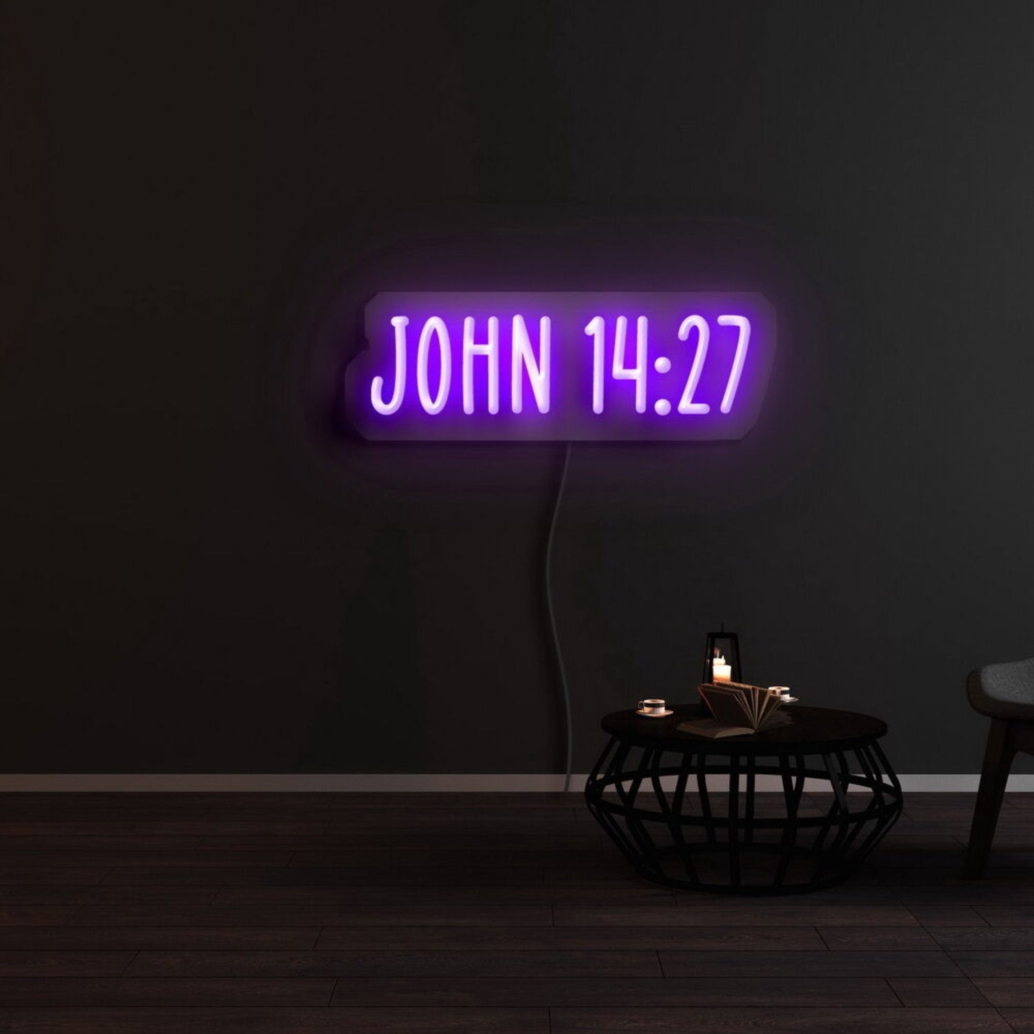 John 14 27 Led Neon Sign | Shineneon
