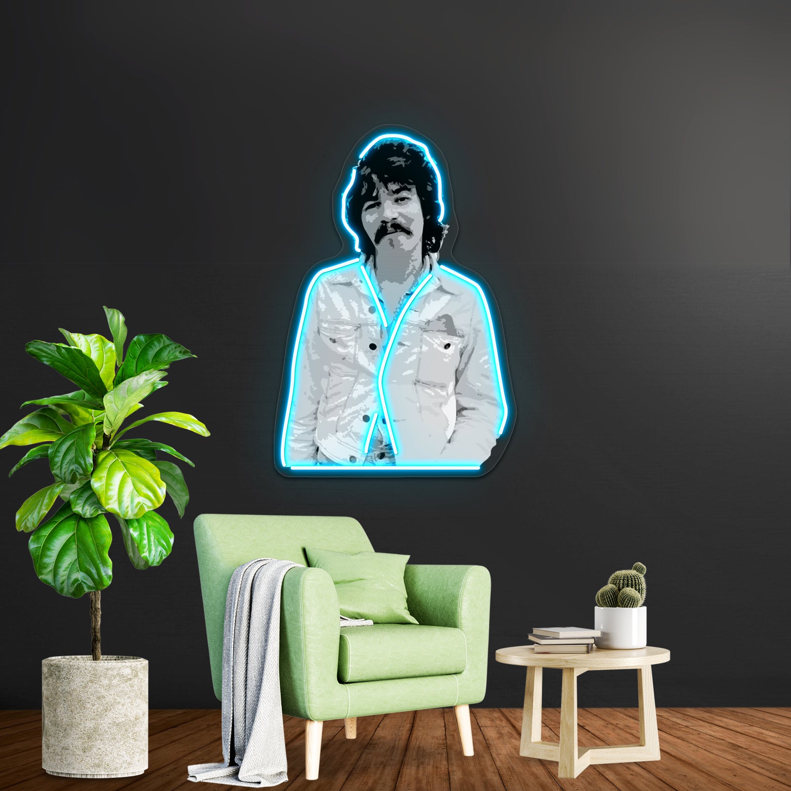 John Prine Pop Art Design Artwork Neon Signs For Sale | Shineneon