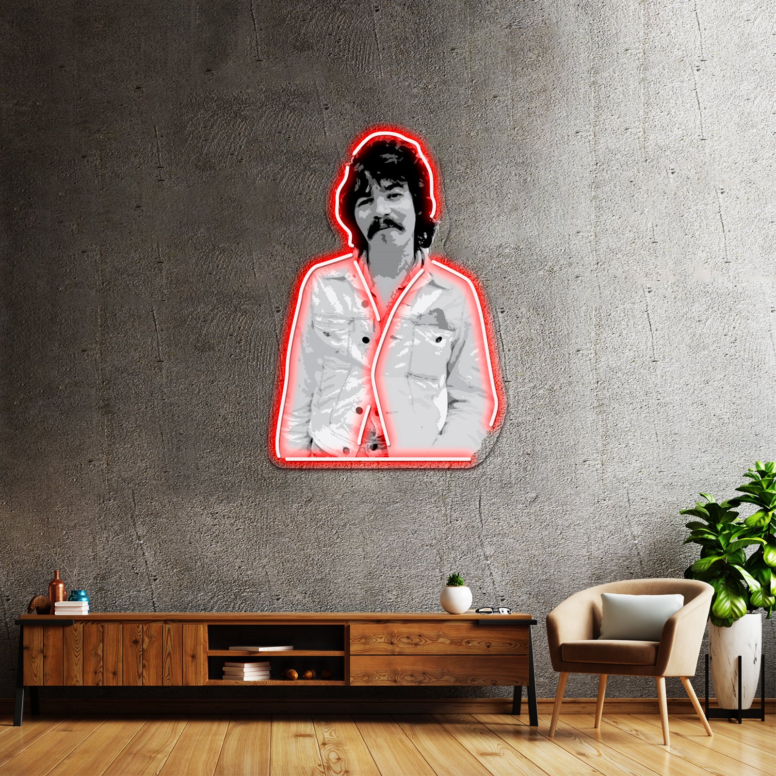 John Prine Pop Art Design Artwork Neon Signs For Sale | Shineneon