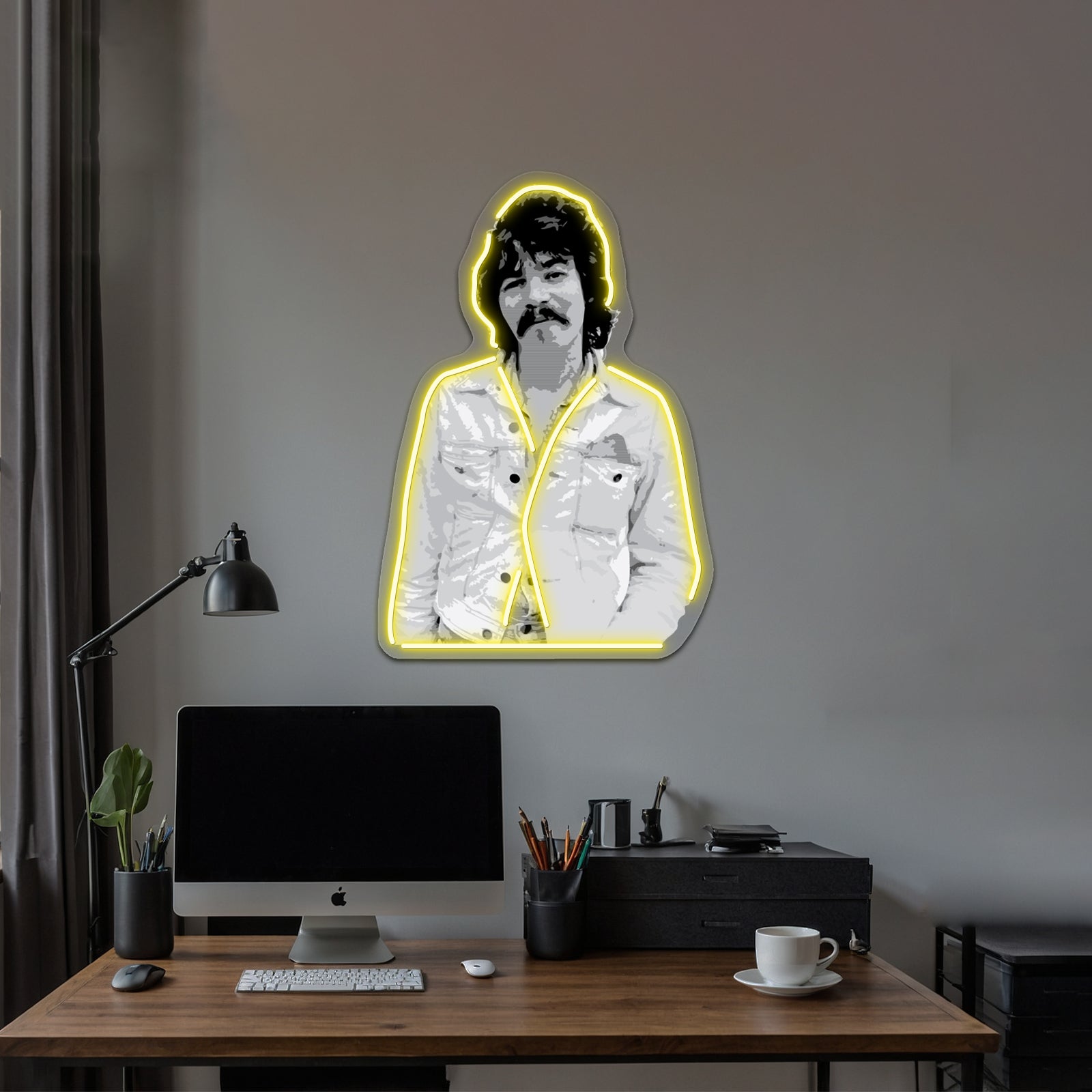 John Prine Pop Art Design Artwork Neon Signs For Sale | Shineneon