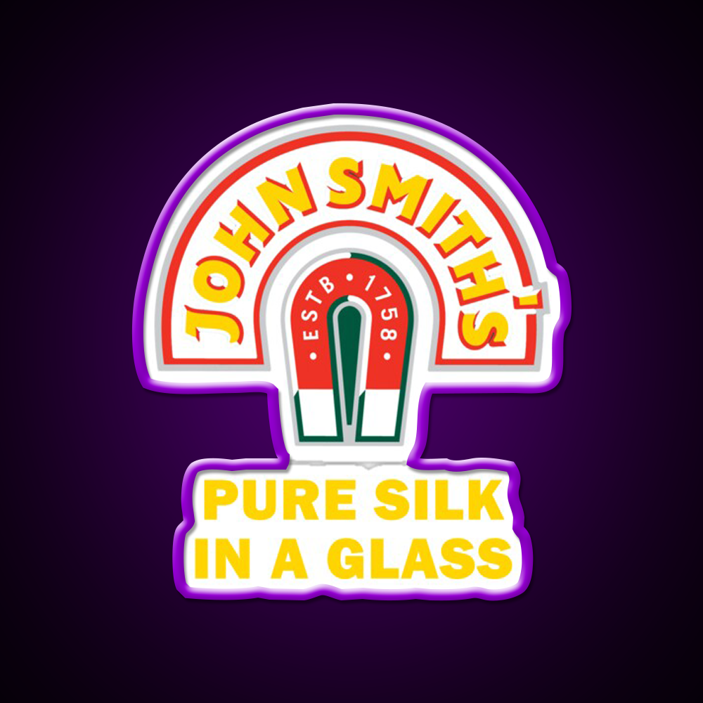 John Smith Pure Silk Glass Beer Bar Decor Led Neon Sign Rgb Color - LED neon sign view 9