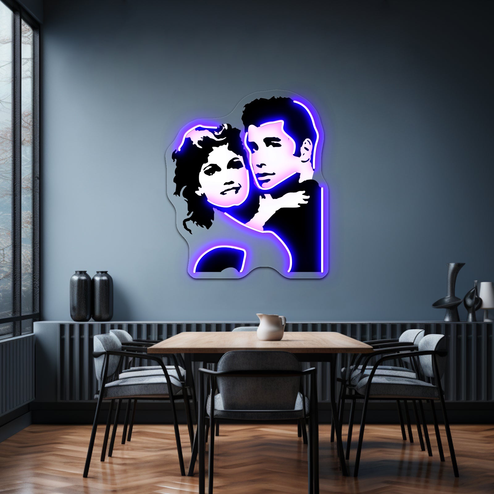 John Travolta Grease Artwork Neon Signs For Sale | Shineneon