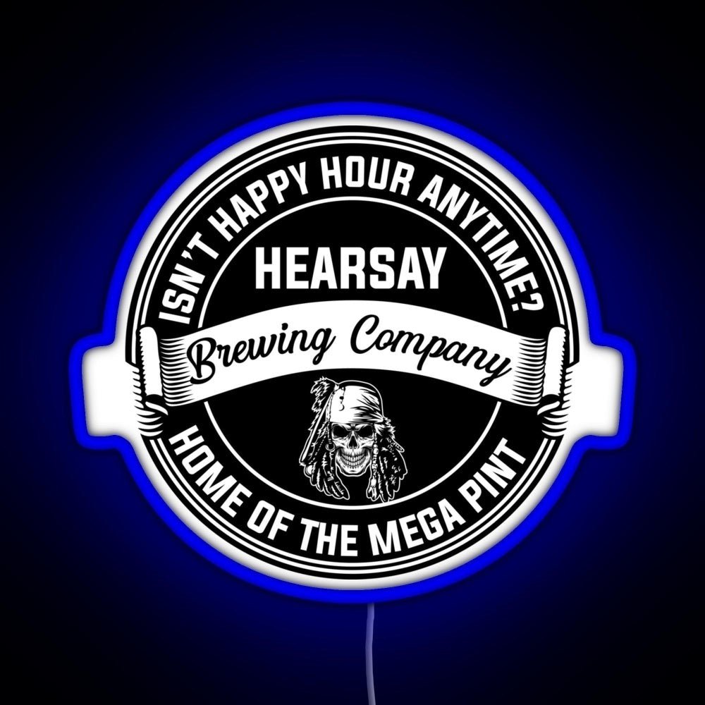 Johnny Depp Hearsay Brewing Company Rgb Led Neon Sign Pop Wall Art - Shineneon