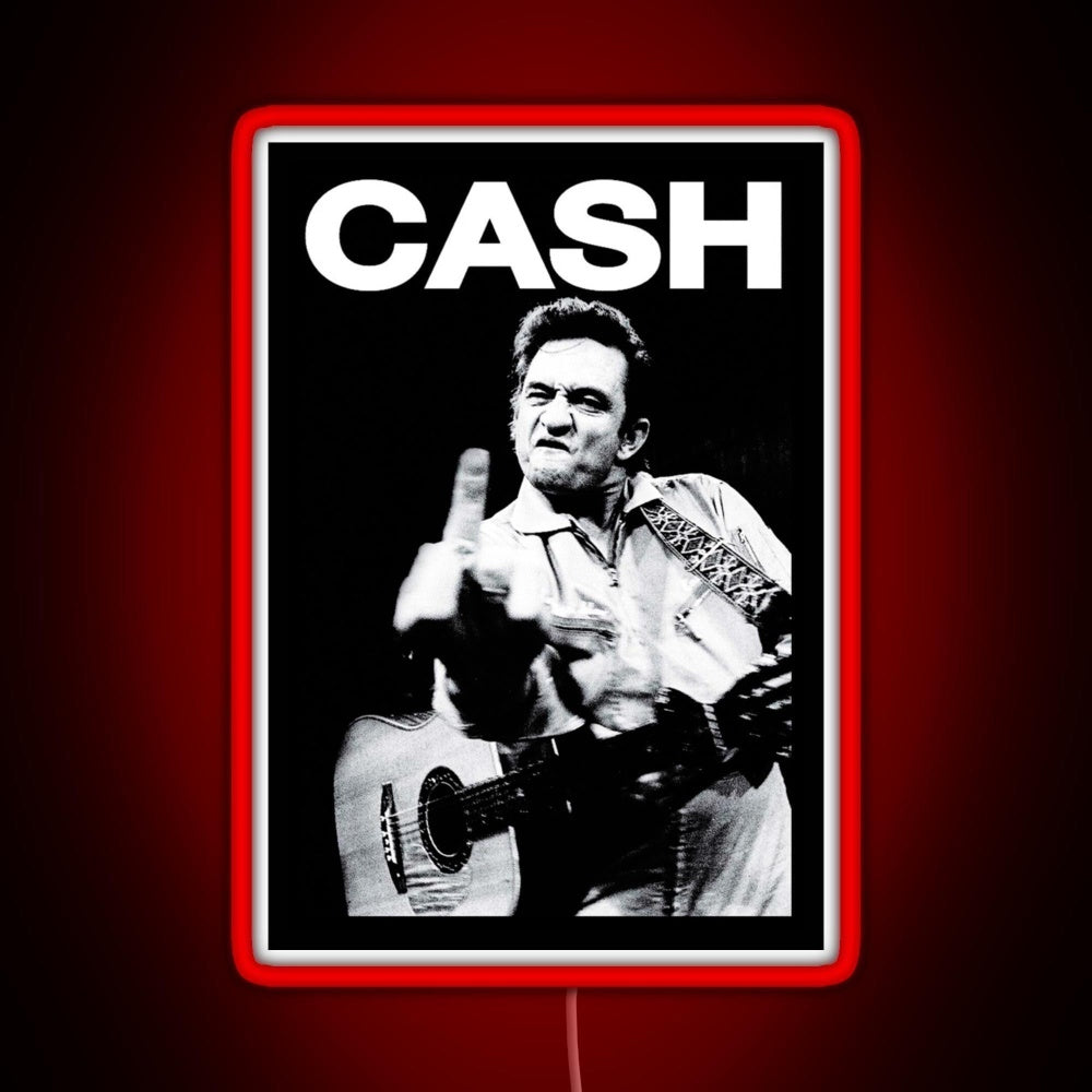 Johnny Middle Finger Rgb Neon Sign