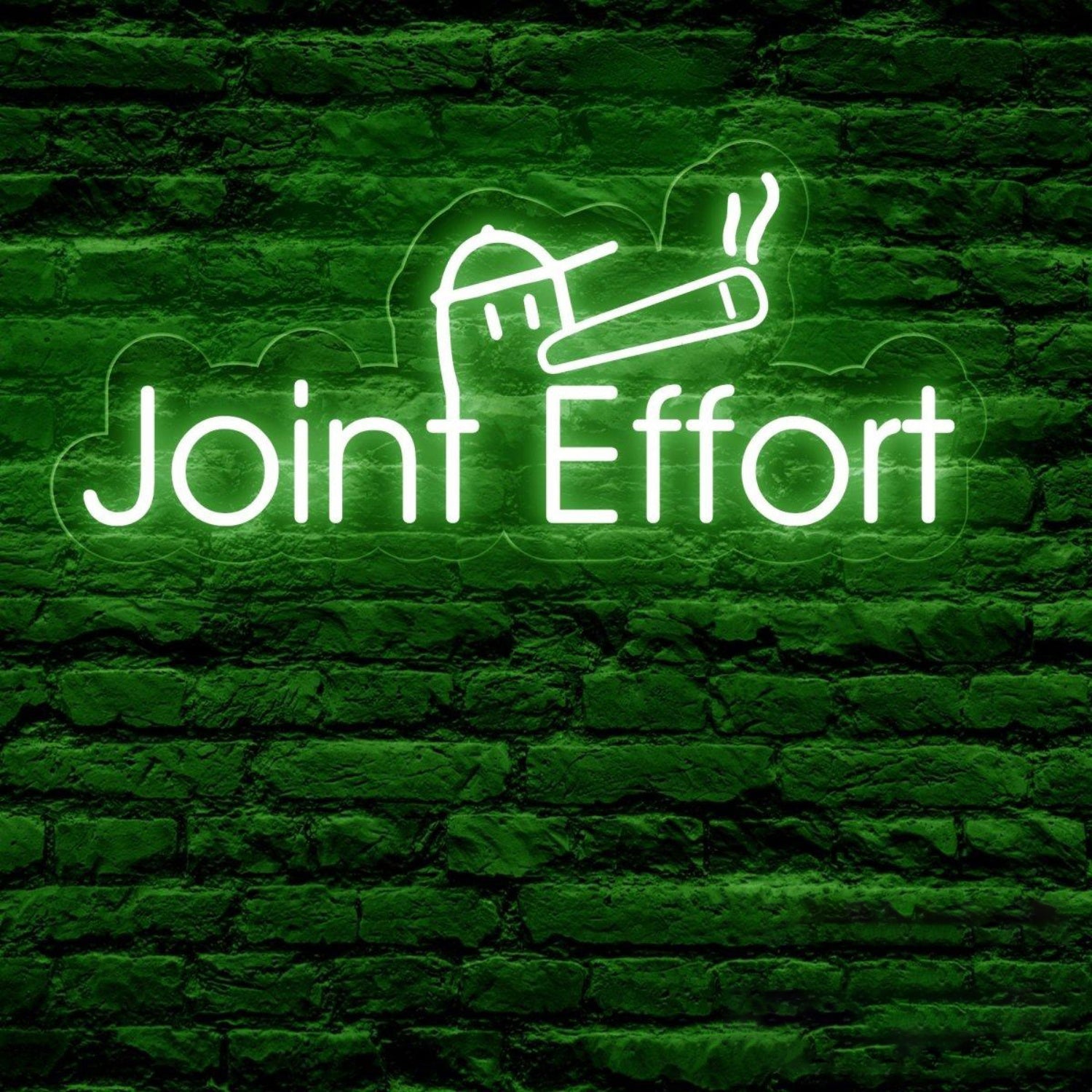 Joint Effort Funny Weed Led Neon Sign | Shineneon
