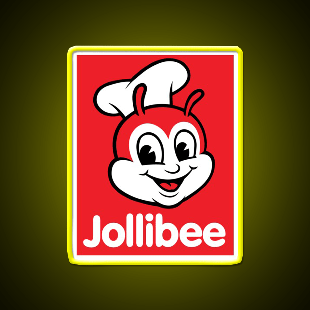 Jollibee Philippines Fast Food Led Neon Sign For Burger Place Rgb Color - Shineneon