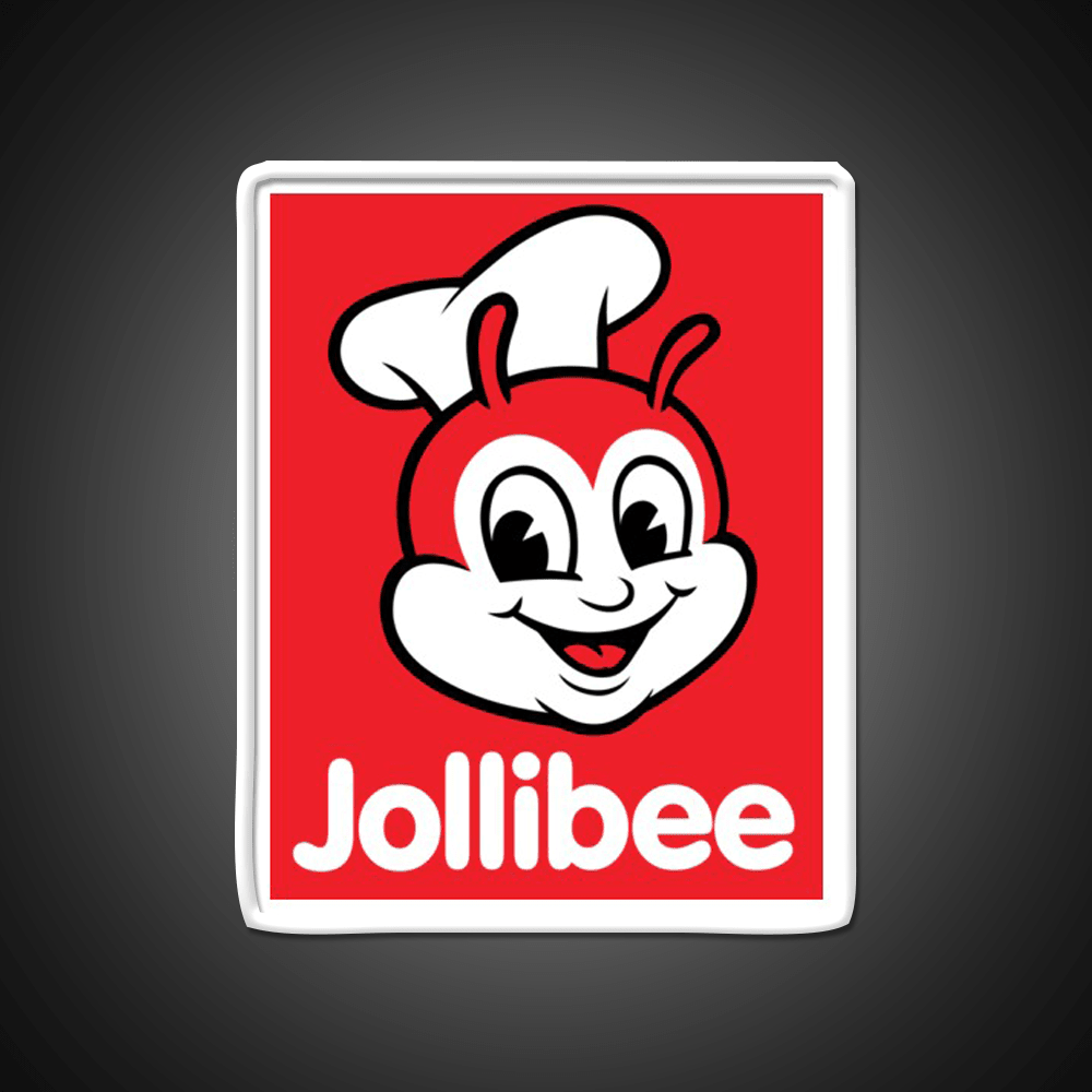 Jollibee Philippines Fast Food Led Neon Sign For Burger Place Rgb Color - Shineneon