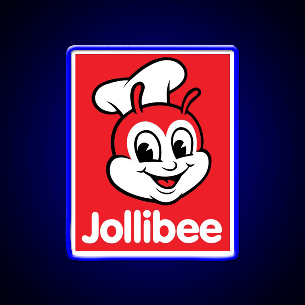 Jollibee Philippines Fast Food Led Neon Sign For Burger Place Rgb Color - Shineneon