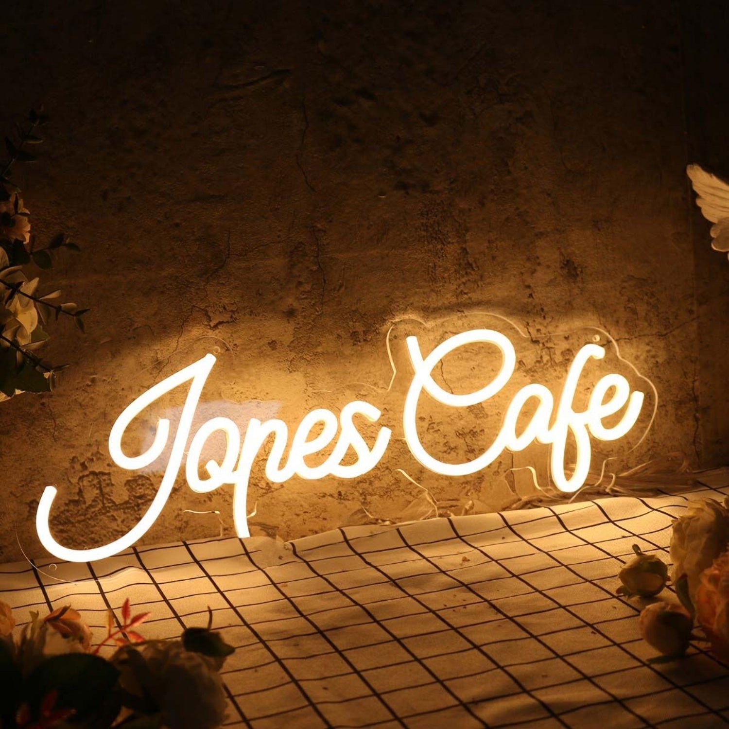 Jones Cafe Yellow Led Neon Sign - Shineneon
