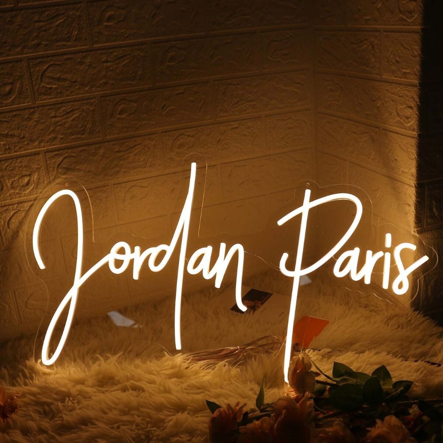 Jordan Paris Yellow Led Neon Sign - Shineneon