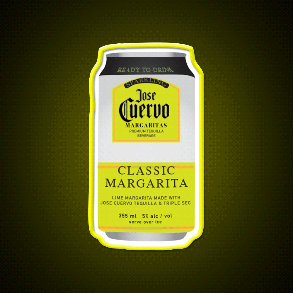 Jose Cuervo Party Drink Tequila Led Neon Sign Bar Led Sign Rgb Color - Custom LED neon sign front view