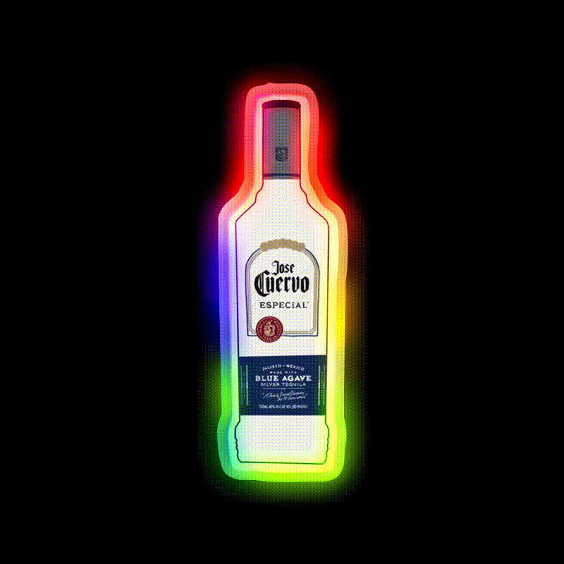 Jose Cuervo Party Drink Tequila Led Neon Sign Rgb Color