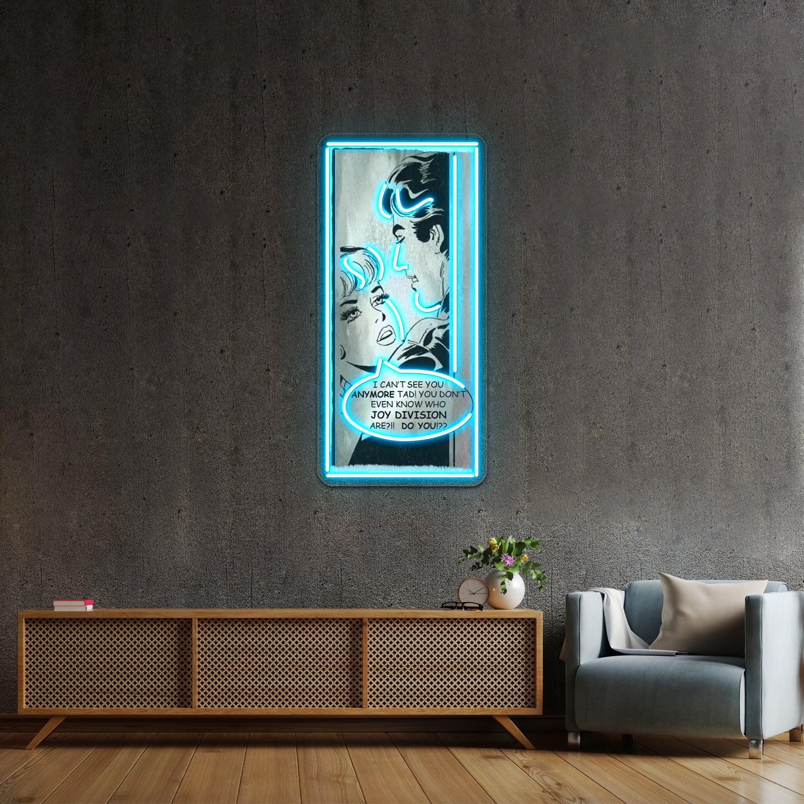 Joy Division Pop Artwork Neon Signs For Sale