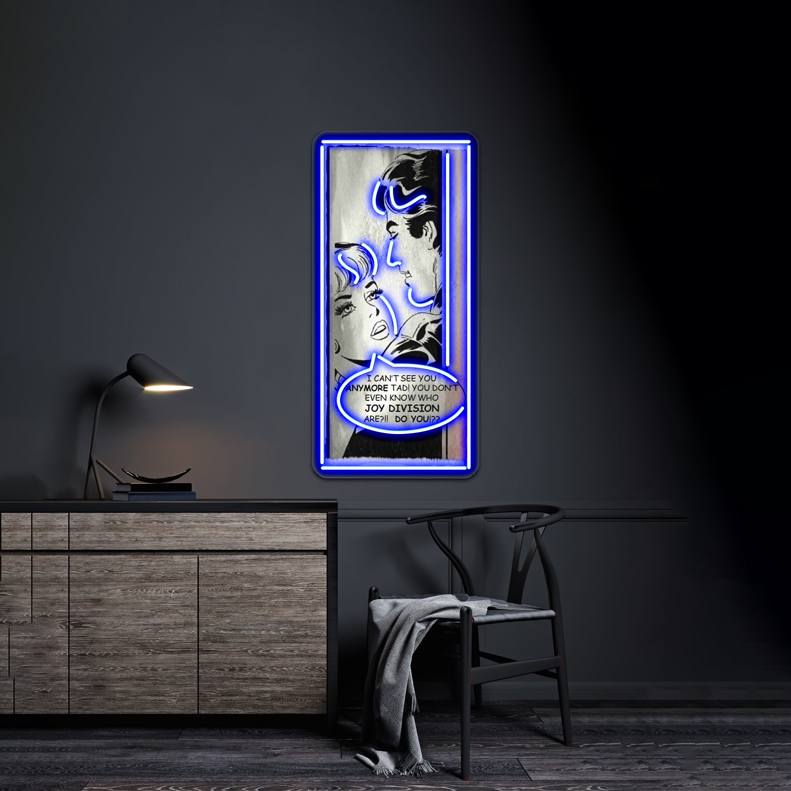 Joy Division Pop Artwork Neon Signs For Sale