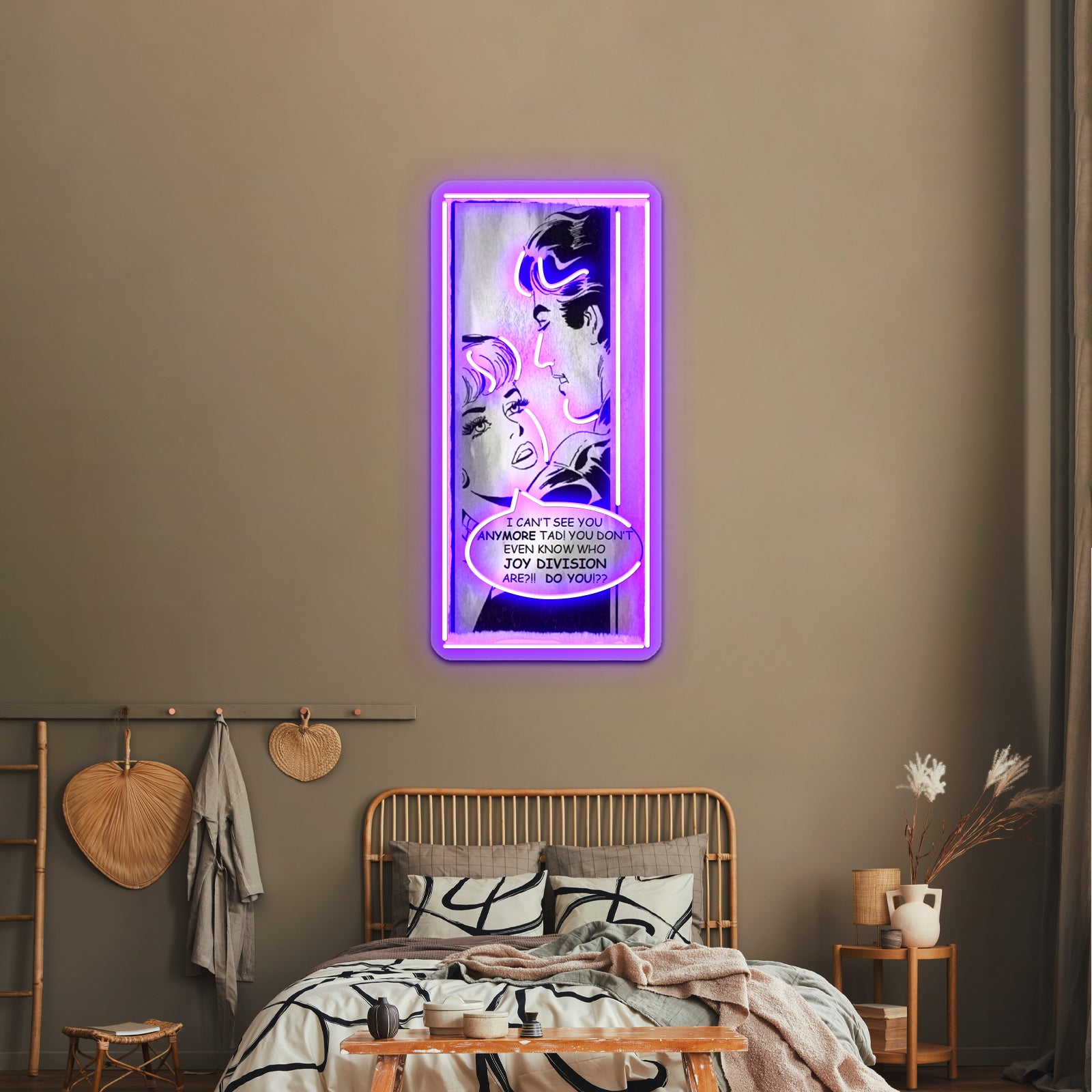 Joy Division Pop Artwork Neon Signs For Sale