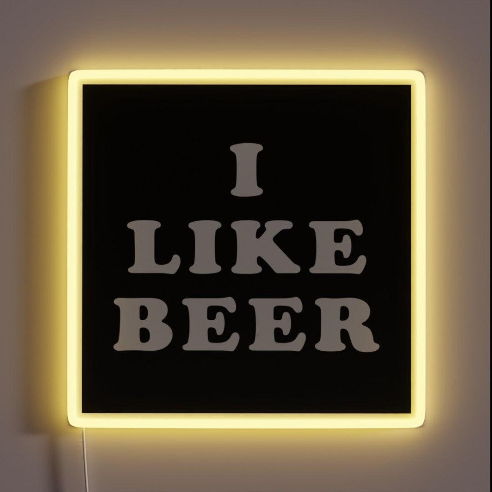 Judge Kavanaugh I Like Beer Halloween Costume Rgb Led Neon Sign - Custom LED neon sign front view