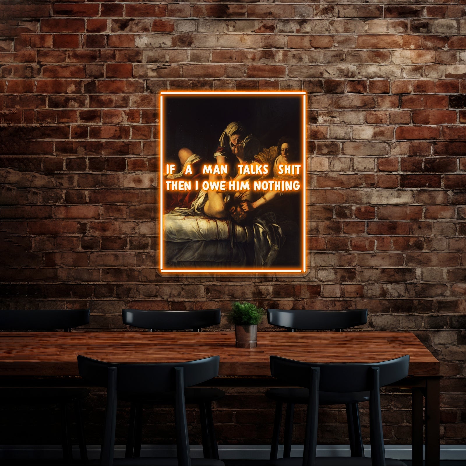 Judith Did Something Bad Artwork Neon Signs For Sale - Shineneon