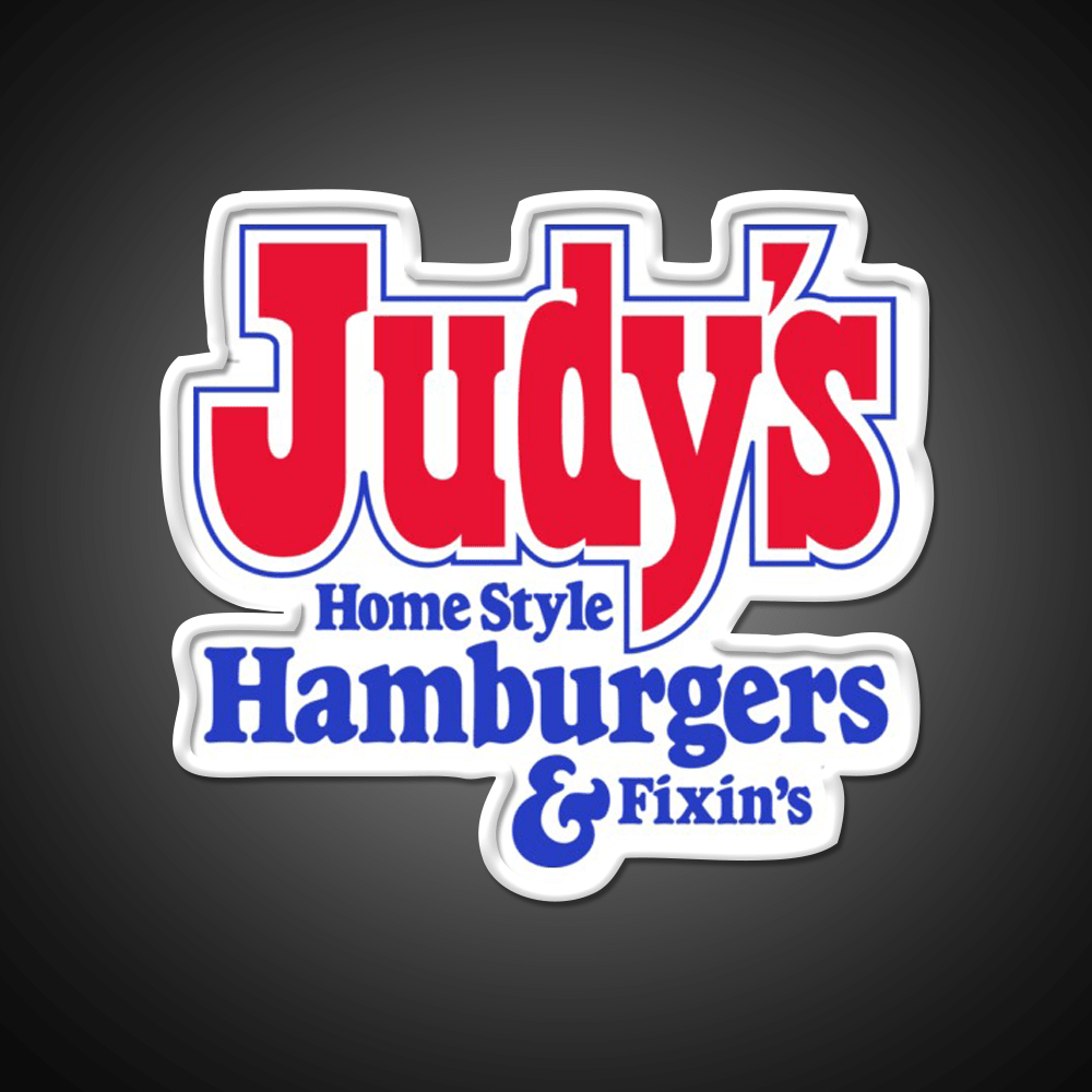 Judys Home Style Hamburgers Fast Food Led Neon Sign For Burger Place Rgb Color - Shineneon