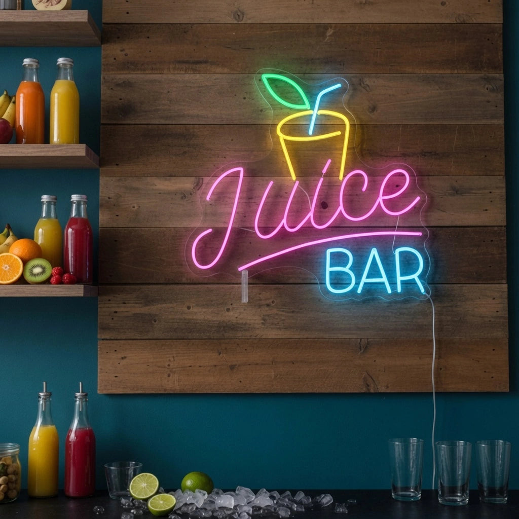 Juice Bar LED Neon Sign - 01 Original Product Image