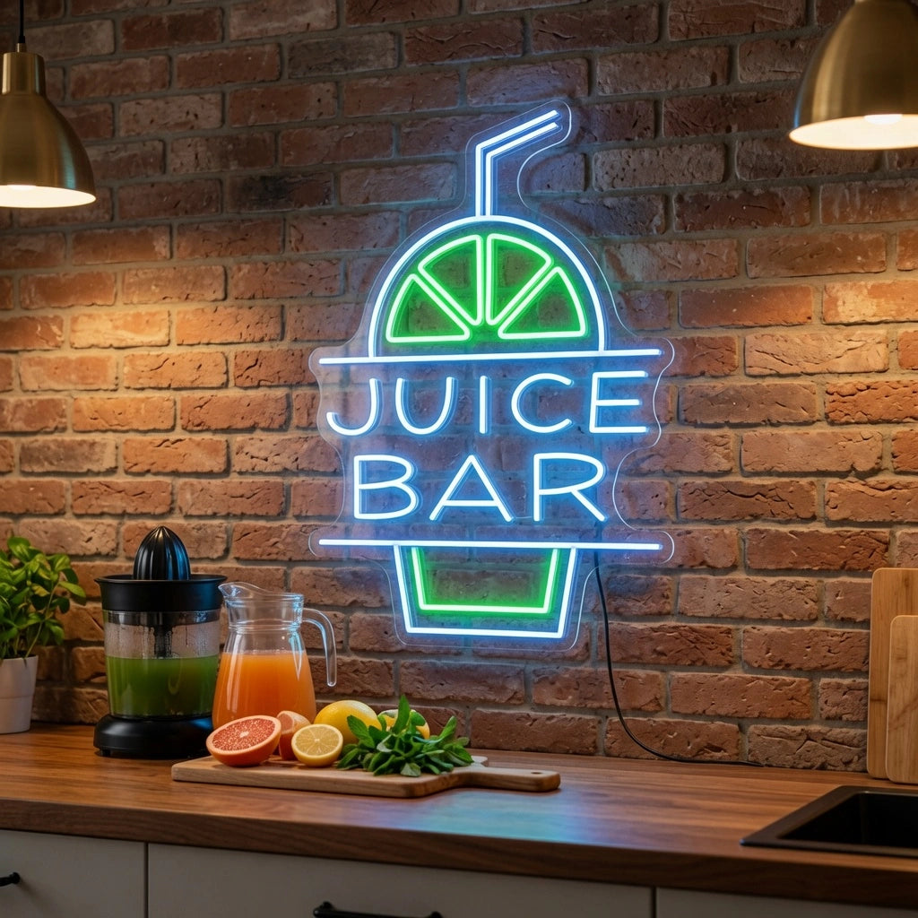 Juice Bar Wall Art LED Neon Sign - 02 High-Converting Product Image