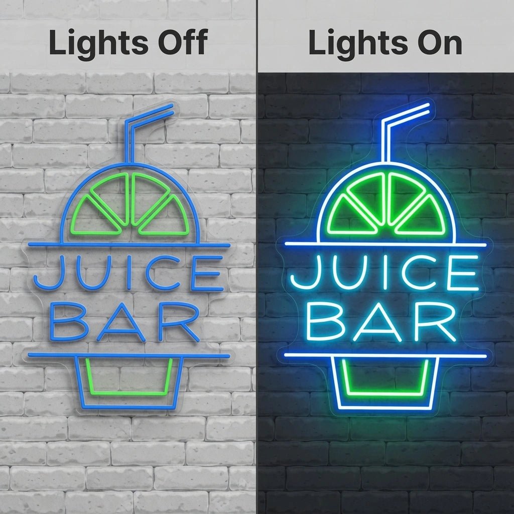 Juice Bar Wall Art LED Neon Sign - Shineneon