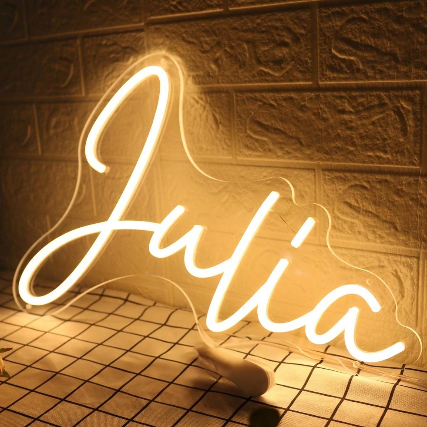 Julia Yellow Led Neon Sign - Shineneon