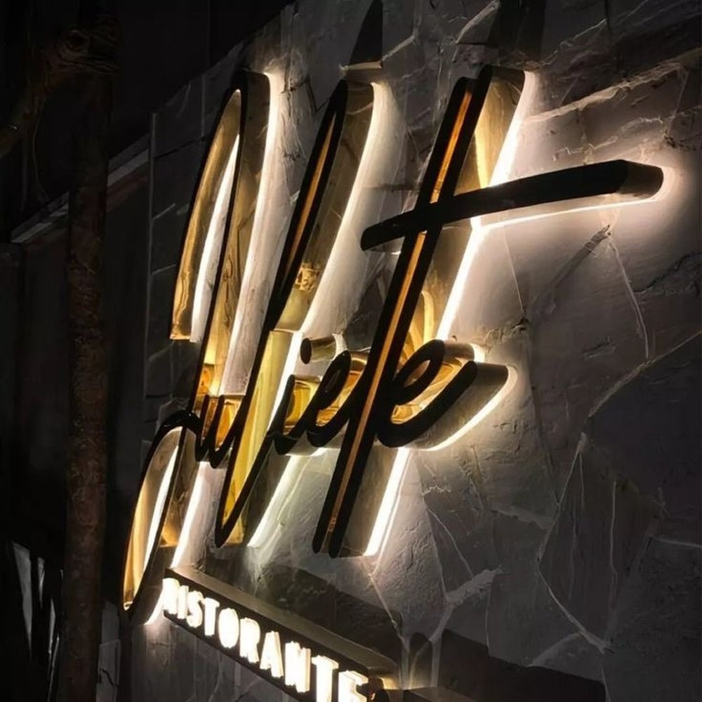 Juliette Ristorante 3D Backlit Channel Letters Led Light Sign - Shineneon