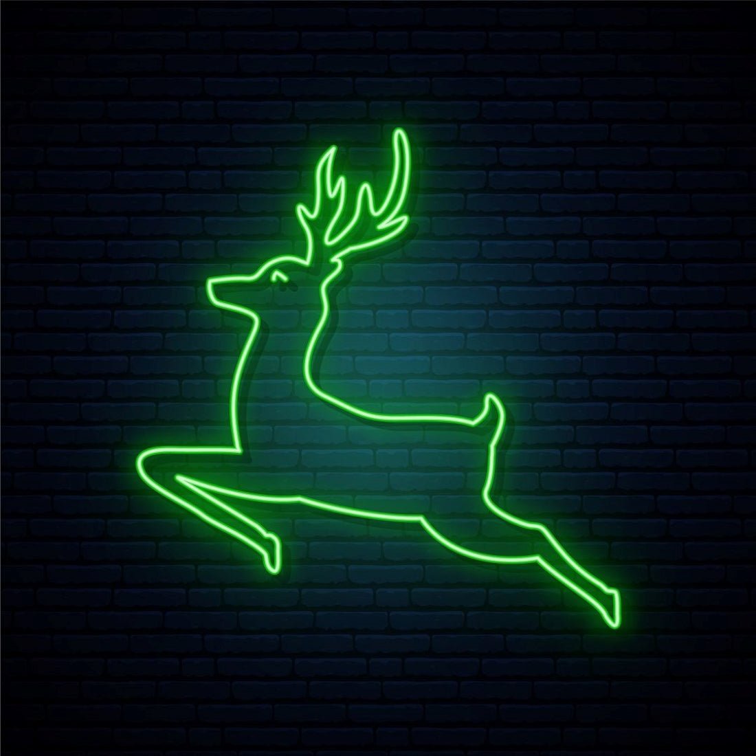 Jumping Deer Led Sign Business Neon Sign - Shineneon