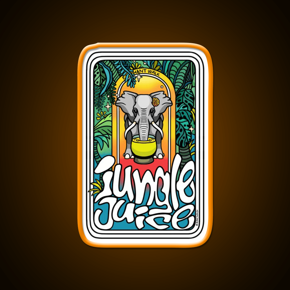 Jungle Juice Cocktail Bar Decor Led Neon Sign Rgb Color - Shineneon